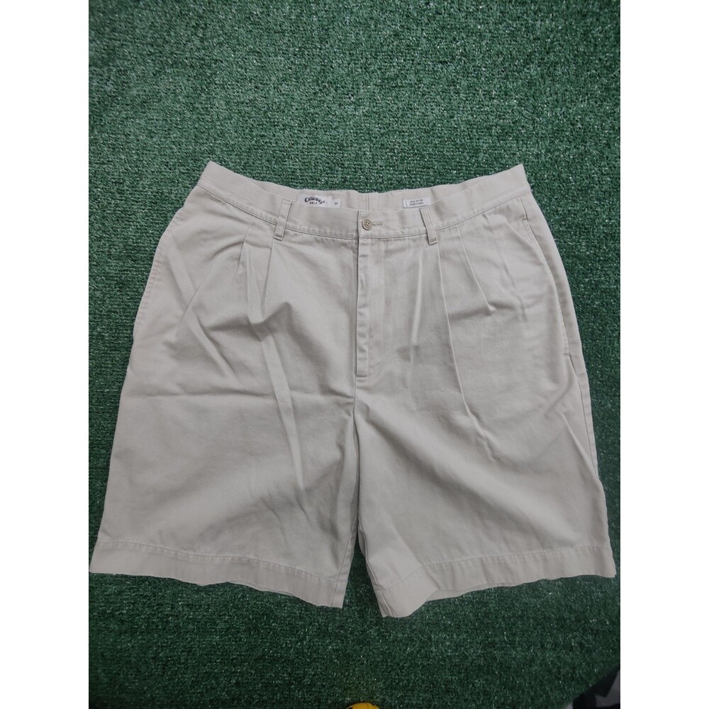 Callaway Men's Size 36 Golf Performance Chino Shorts Stretch Flat Front